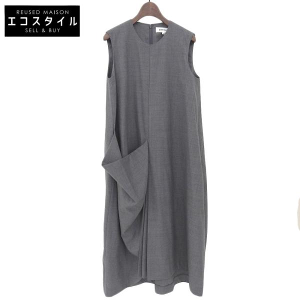 ENFOLD 美品 エンフォルド ハイカウントトロ ドレープ ポケット BOX  