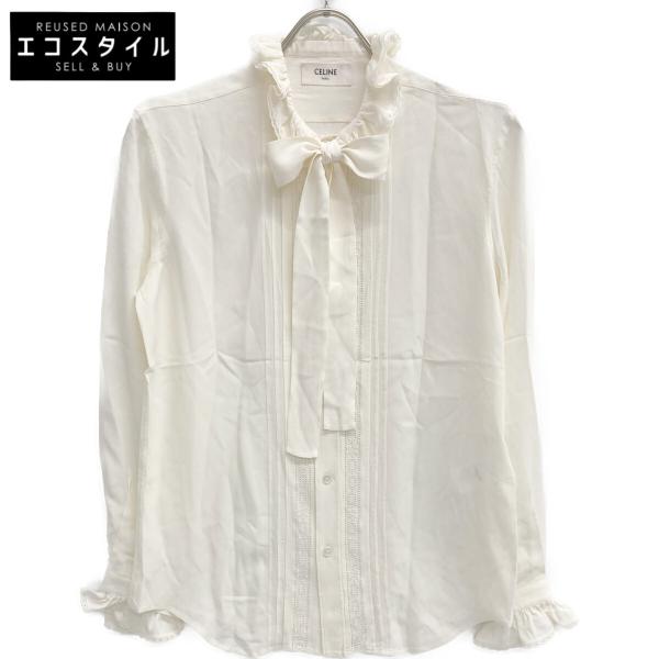 CELINE セリーヌ エディ期 2C539008D ホワイト アセテート CELINE セリーヌ エディ期 2C539008D ホワイト アセテート