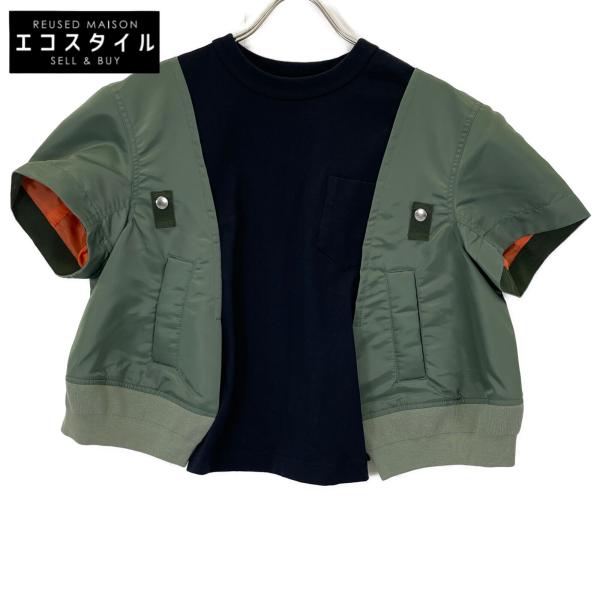 sacai サカイ 24AW 24-07454 カーキ×ネイビー Nylon sacai サカイ 24AW 24-07454 カーキ×ネイビー Nylon