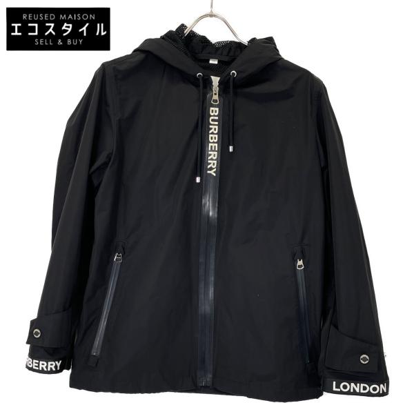 BURBERRY バーバリー 8017117 ブラック EVERTON Hooded JACKET US4  