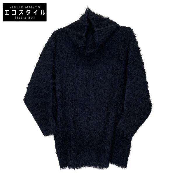 PLEATS PLEASE プリーツプリーズ PP81-JH515 ブラック×ブルー シャギー 
