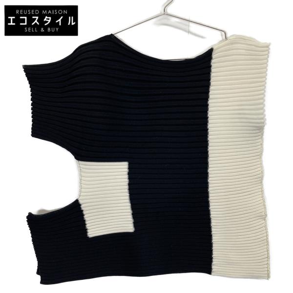 ISSEY MIYAKE イッセイミヤケ 23AW IM33KN301 ホワイト×ブラック ISSEY MIYAKE イッセイミヤケ 23AW IM33KN301 ホワイト×ブラック