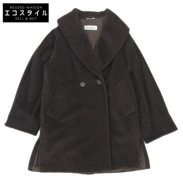 Max Mara マックスマーラ カシミア×ウール混 ダブル釦 ショールカラー  