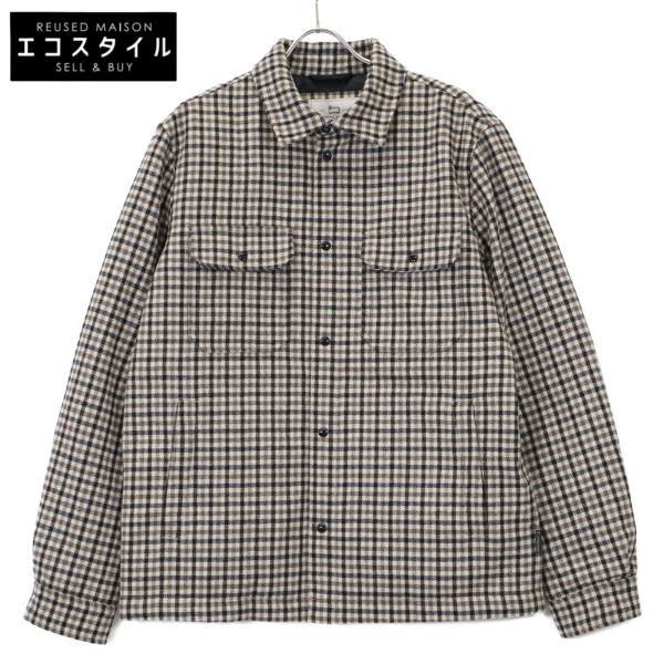 ウールリッチ　ウールチェックアラスカンシャツジャケット WOOLRICH（ウールリッチ） ブラウン アラスカン ウールチェック