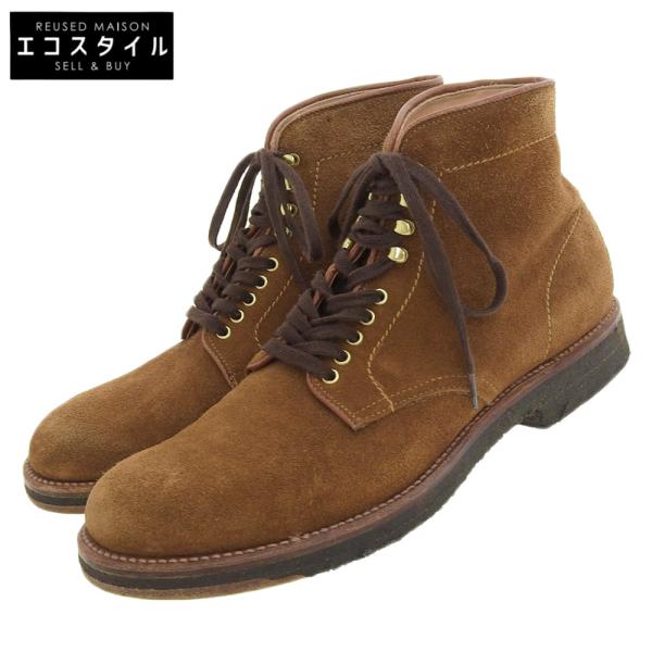 ALDEN（オールデン） スナッフスエード プレーントゥ6インチレース