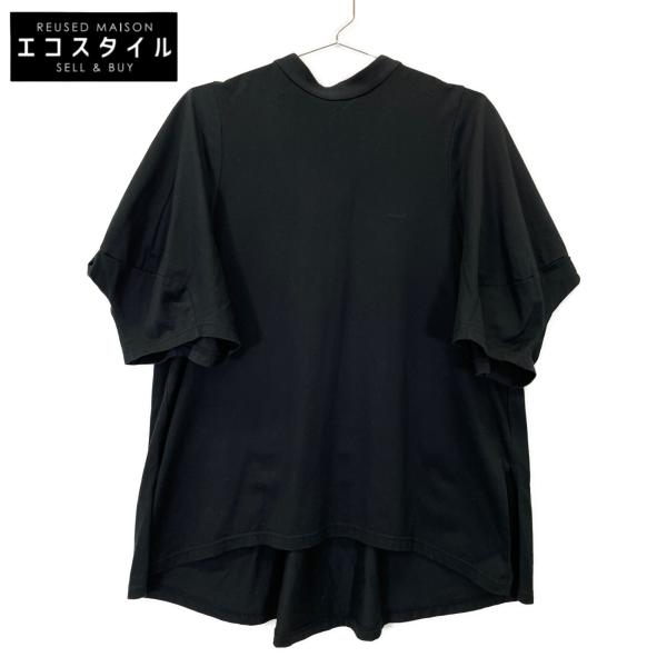 ENFOLD アシンメトリードレープシャツ（BLACK） 38 ENFOLD アシンメトリードレープシャツ（BLACK） 38 - メルカリ