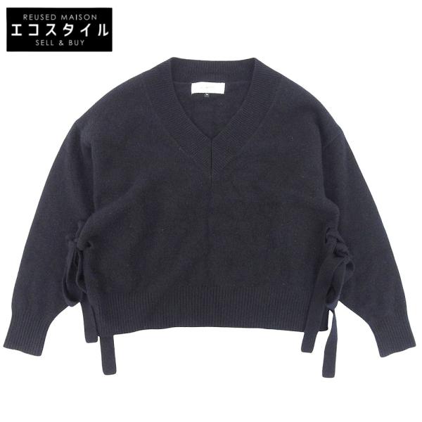 美品 LE CIEL BLEU ルシェルブルー ウール×カシミヤ サイド