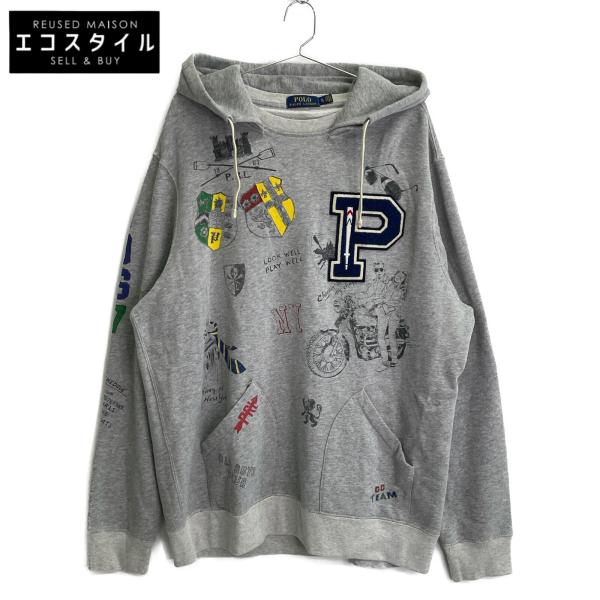 ポロ ラルフローレン ポロベア スウェット 古着 XL グレー 12673 ポロ ラルフローレン ポロベア スウェット 古着 XL グレー 12673