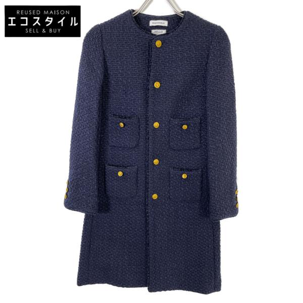 MADISON BLUE マディソンブルー MB184-1004 ネイビー TWEED NOCOLLAR