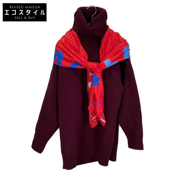 BALENCIAGA（バレンシアガ） 18年製 544179 ボルドー タートルネック