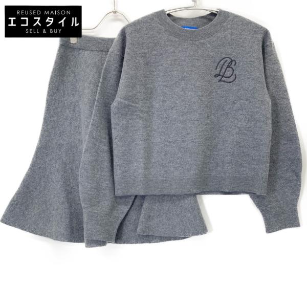 BLUE LABEL CRESTBRIDGE 24年製 グレー ボイルドウールニットセット  