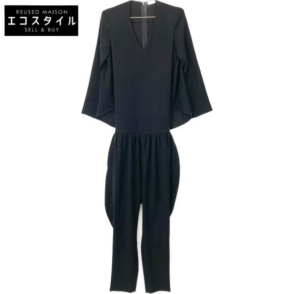 YOKOCHAN ヨーコチャン YCP-121-093 ブラック Vネックペタルジャンプ