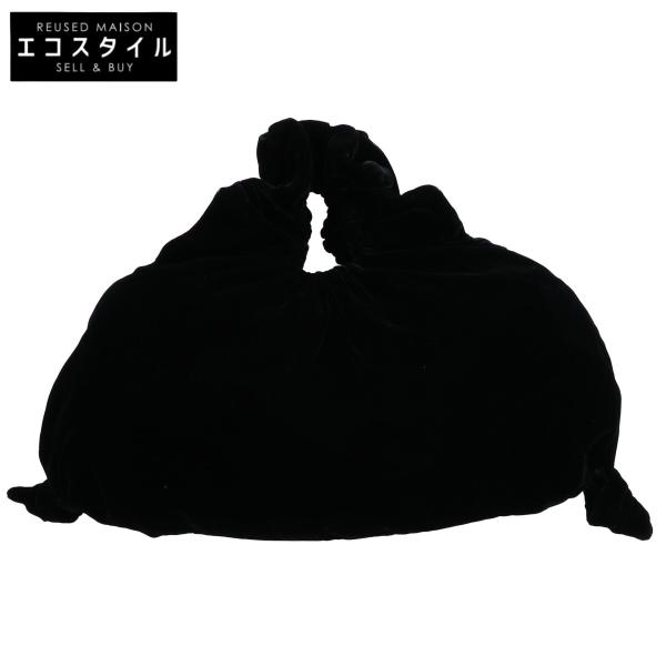 美品 ラドロー 24S シュシュ シャーリング ハンドバッグ 黒 美品 ラドロー 24S シュシュ シャーリング ハンドバッグ 黒