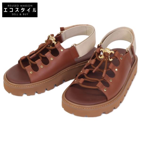 CELINE（セリーヌ） 美品/ ビリー チャンキーサンダル カーフスキン