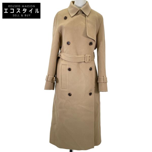 23aw セオリー　ラップトレンチコート　ベルト　ロング丈　カシミヤ　ベージュ 23aw セオリー ラップトレンチコート ベルト ロング丈 カシミヤ ベージュ