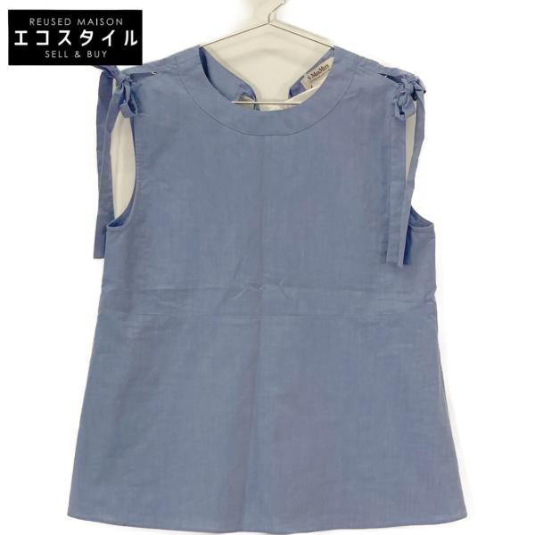 S MaxMara エスマックスマーラ 9161015306 ELEONORA ブルー コットン  