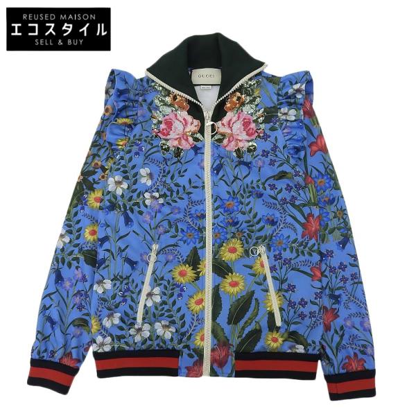 GUCCI（グッチ） 美品 スパンコールフラワープリント テクニカル