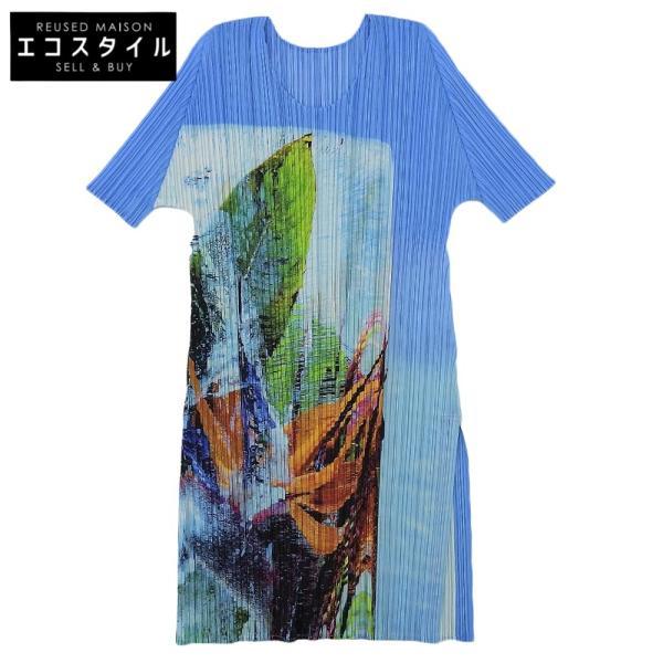 美品 PLEATS PLEASE プリーツプリーズ ポリエステル Tropical Winter  