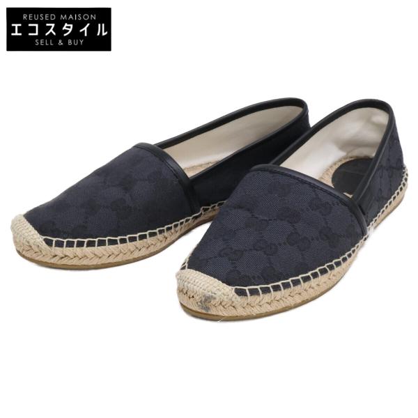 美品 GUCCI エスパドリーユ　サンダル 楽天市場】【グッチ】Gucci GGマーモント エスパドリーユ ウェッジ