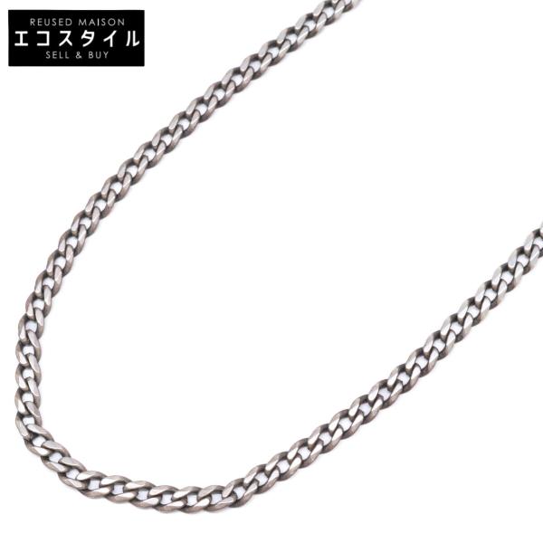 ボッテガヴェネタ　トリプルフィガロチェーンAg925 アンティークネックレス ボッテガヴェネタ トリプルフィガロチェーンAg925 アンティーク