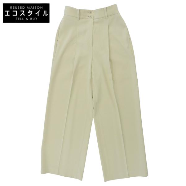 美品 theory luxe セオリーリュクス タック ワイドパンツ ボトムス