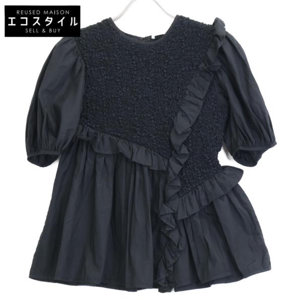 Cecilie Bahnsen セシリー バンセン ブラック Carlotta Ruffled Cotton