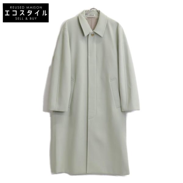 AURALEE オーラリー 25年製 A25SC01SW ライトグリーン スポンジウール