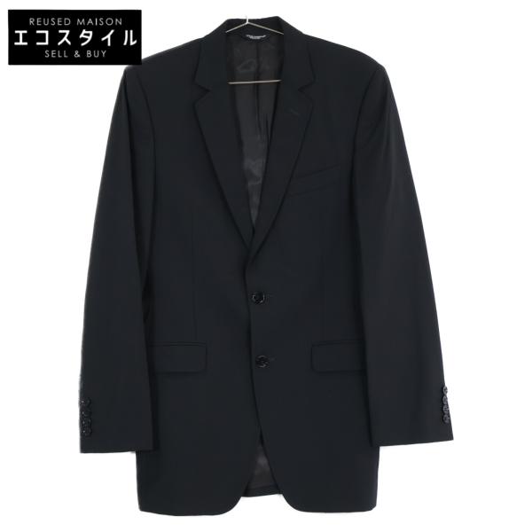 DOLCE＆GABBANAドルチェアンドガッバーナ 0002463700017159 ヴァージンウール センターベント 2Bテーラード ジャケット44