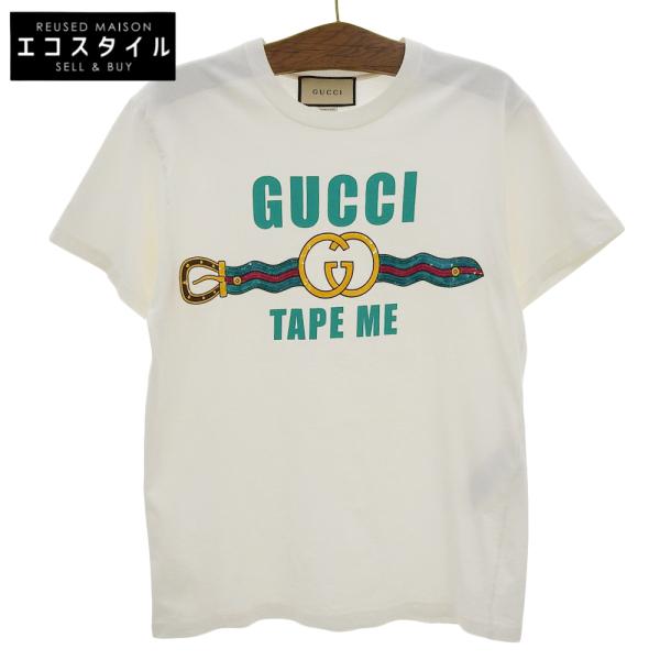 GUCCI（グッチ） コットン TAPE ME スパンコール装飾 フロントロゴ