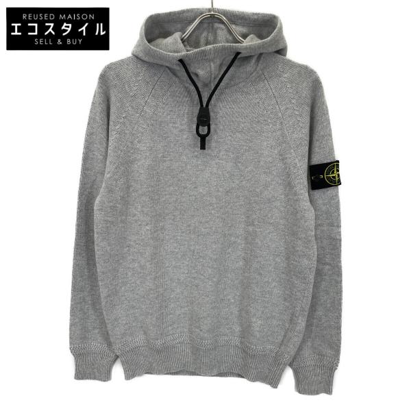 STONE  グレー ニット M コンパスパッチ STONE ISLAND(ストーンアイランド) 23AW Compass-Patch High-Neck