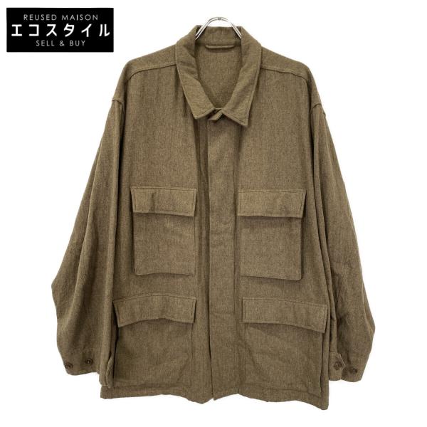 COMOLI コモリ A03-01030 ウールコットン KHAKI B.D.Uジャケット