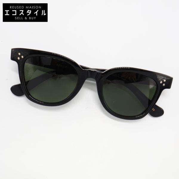 ayame アヤメ  【美品】NEWOLD II BK ニューオールド2 ウェリントンシェイプ 49□21 美品 ayame アヤメ NEWOLD II BK ニューオールド2 ウェリントン