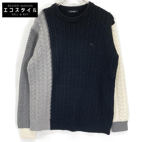 1piu1uguale3 ウノピゥウノウグァーレトレ MRK278 ブラック×グレー