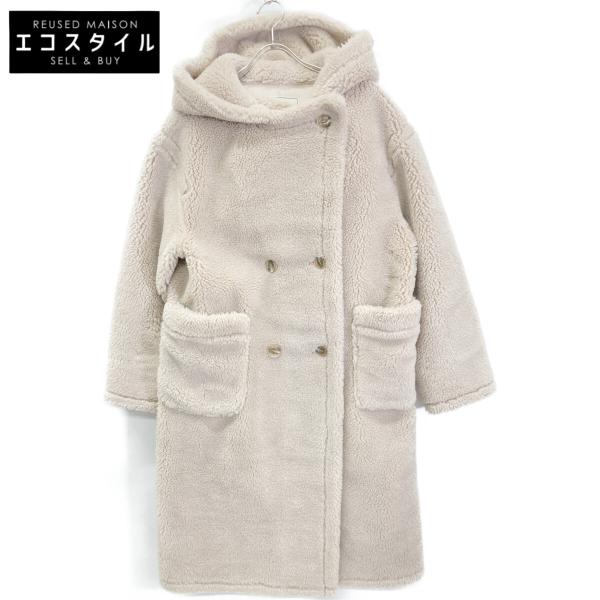 Herlipto FleurShearlingBoa Coat S ベージュ Fleur Shearling Boa Coat / her lip to