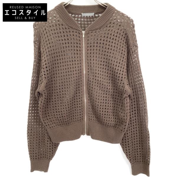 theory luxe セオリーリュクス 25年製 ブラウン Misca Poppy Cardigan