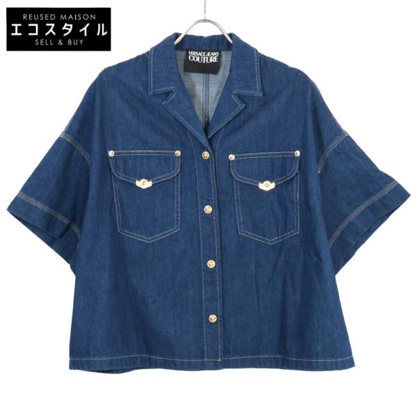 VERSACE JEANS ヴェルサーチジーンズ 71HAL56I インディゴ 金ボタン