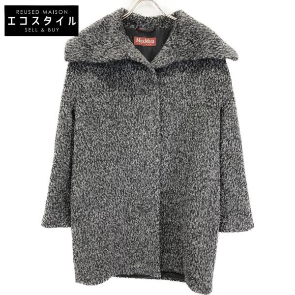 MAXMARA STUDIO マックスマーラスタジオ グレー アルパカウール