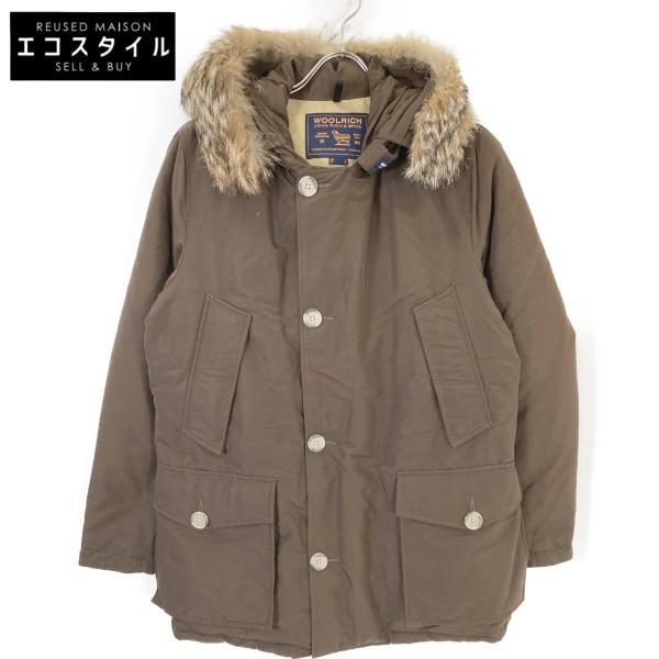 【美品】 WOOLRICH ウールリッチ カバーオール ブラウン M WOOLRICH（ウールリッチ） ブラウン ARCTIC PARKA/アークティック
