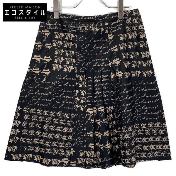 CHANEL（シャネル） P27749V17431 06C ブラック×ベージュ シルク100