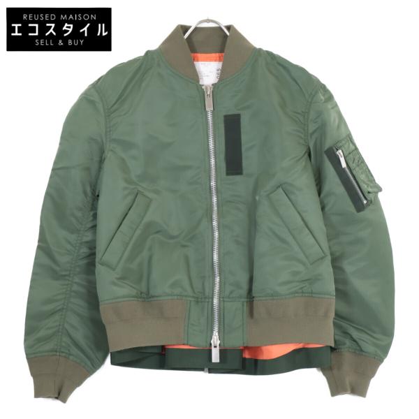 sacai（サカイ） SCW-065 23年 カーキ Nylon Twill Blouson MA-1