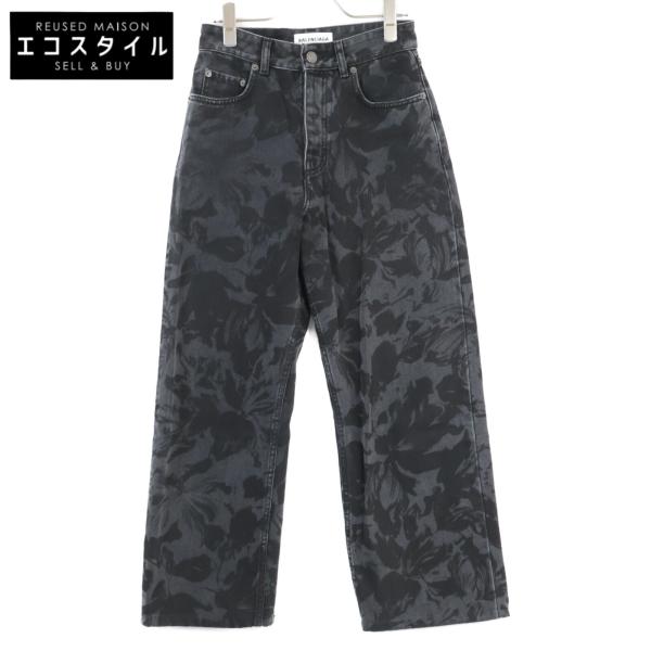 BALENCIAGA（バレンシアガ） 626106 20年 フラワー総柄 ウォッシュ  