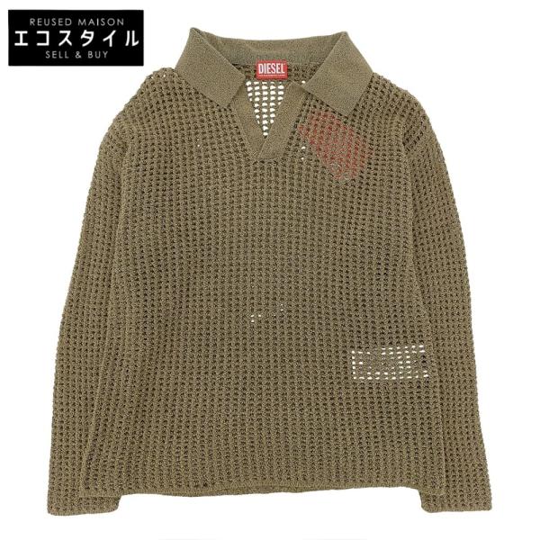 DIESEL（ディーゼル） 美品 メッシュニットプルオーバー トップス