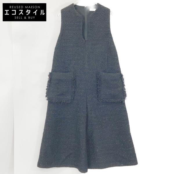 ADORE（アドーア） 531-4240034 24年製 ブラック ブラックラメツイード