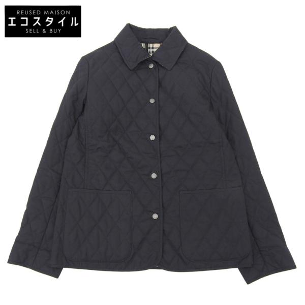 40 美品 バーバリーロンドン ノバチェックベルト キルティングコートジャケット BURBERRY LONDON バーバリーロンドン ノバチェク キルティング