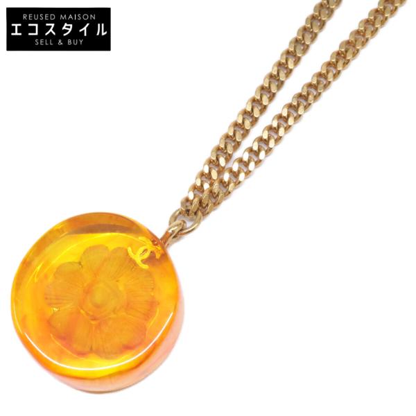 CHANEL（シャネル） 美品/ 98A ココマーク 琥珀調 カメリアデザイン