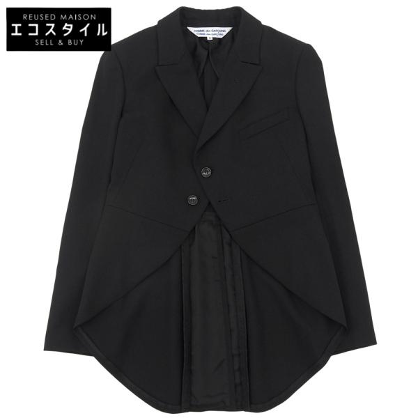 ☆未使用 コムデギャルソン コムコム 22AW 二重袖 テーラードジャケット 黒 BLACK COMME des GARCONS(ブラックコムデギャルソン) 22AW tulle