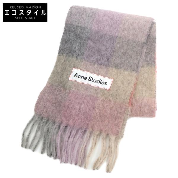 ACNE STUDIOS アクネ ストゥディオズ チェック ウール フリンジ