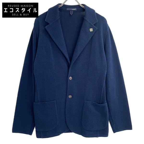 LARDINI（ラルディーニ） KN.1501 ネイビー ミラノリブニット