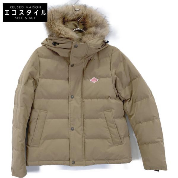 DANTON ダントン JD-8931 ベージュ ファー付きフーデットダウン