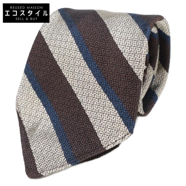 美品 RRL ダブルアールエル イタリア製 シルク レジメンタルストライプ